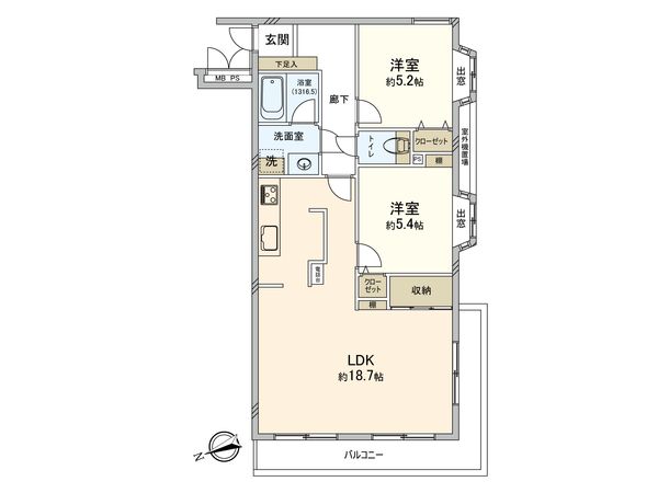 クリオ藤沢善行壱番館 間取図(平面図) 間取図(平面図)