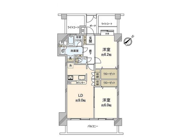 クリオ藤沢七番館 間取図(平面図) 間取図(平面図)