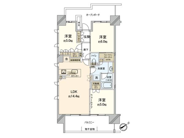 パークホームズ藤沢セントラルアリーナ 間取図(平面図) パークホームズ藤沢セントラルアリーナ 間取図(平面図)
