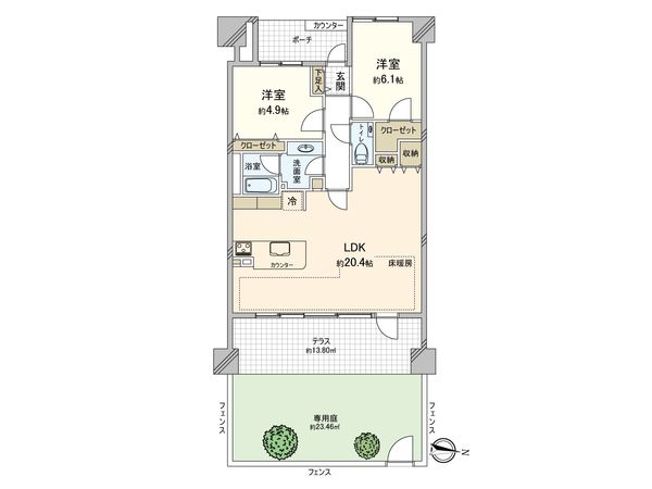 シーサイドコート湘南海岸公園 間取図(平面図) シーサイドコート湘南海岸公園 間取図(平面図)