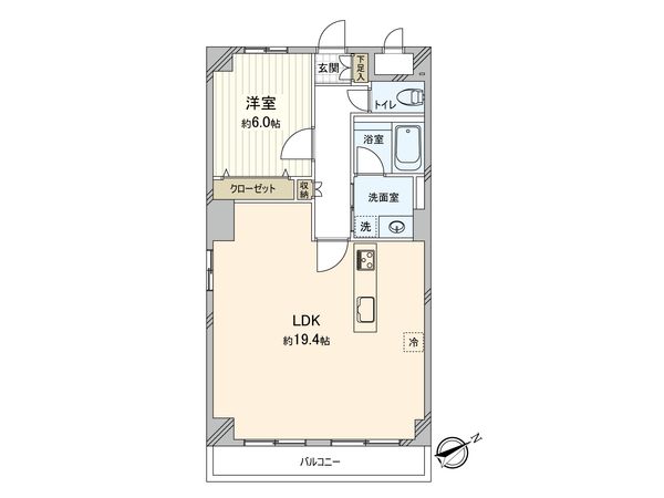 ライオンズマンション片瀬江ノ島第2 間取図(平面図) 間取図(平面図)