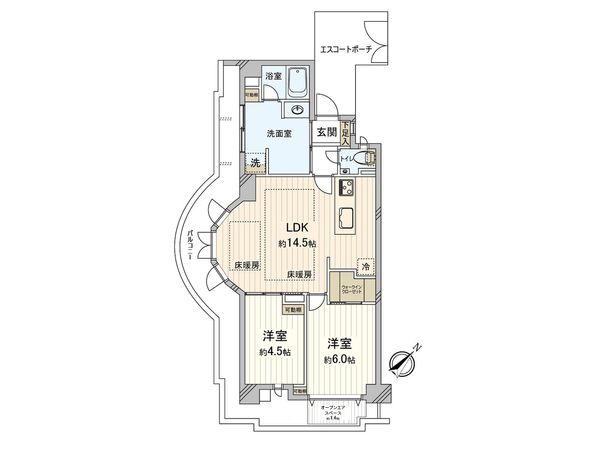グランシティ湘南海岸マリナージュスクエア 間取図(平面図) 間取図(平面図)