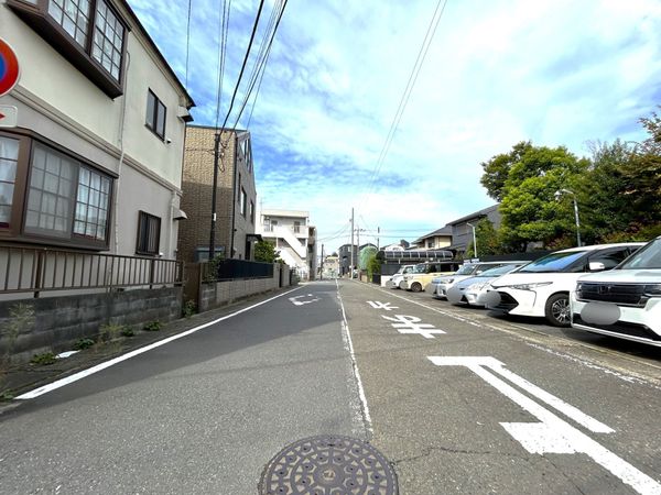 下小田中6丁目アパート他 前面道路含む外観