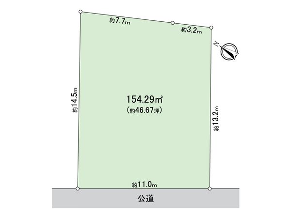 戸塚区汲沢6丁目 土地 区画図 区画図