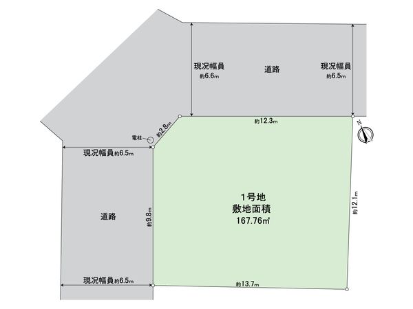 戸塚区南舞岡4丁目 土地 区画図