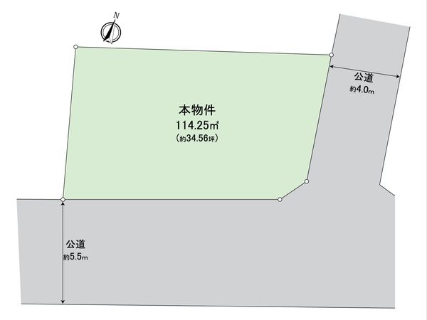 旭区川島町 土地 区画図 区画図