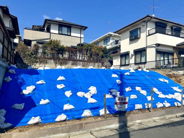 戸塚区上矢部町 土地 前面道路含む外観 戸塚区上矢部町 土地 前面道路含む外観