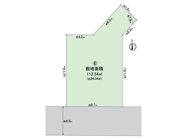 戸塚区戸塚町 土地 6区画 区画図