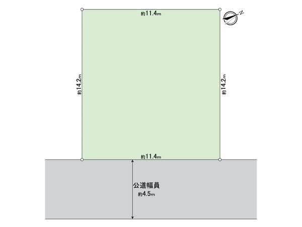 戸塚区上矢部町 土地 区画図