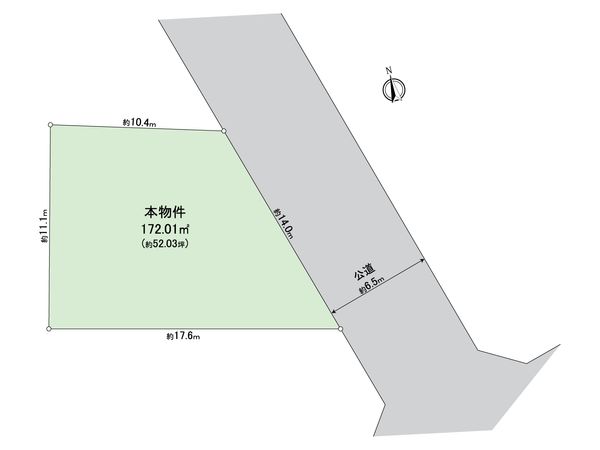 戸塚区鳥が丘 土地 区画図