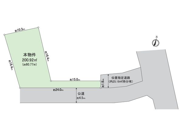 戸塚区上矢部町 土地 区画図 戸塚区上矢部町 土地 区画図
