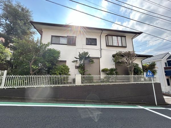 泉区白百合2丁目 土地 前面道路含む外観