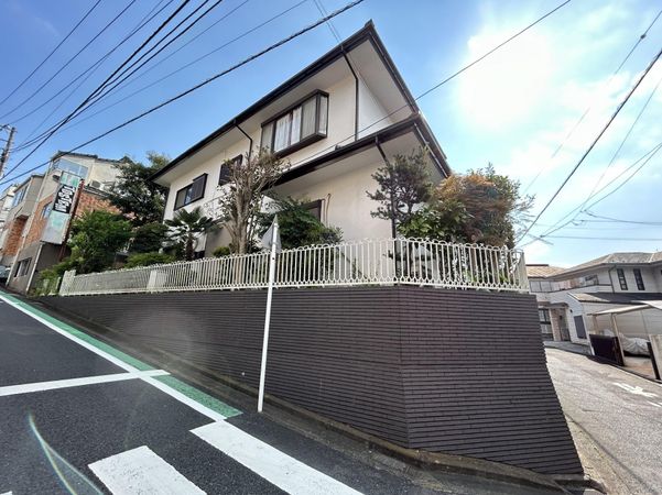 泉区白百合2丁目 土地 前面道路含む外観