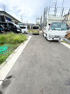 戸塚区汲沢8丁目 新築戸建 4号棟 前面道路含む外観