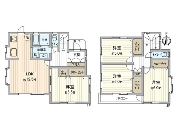泉区白百合3丁目 戸建 間取図(平面図) 泉区白百合3丁目 戸建 間取図(平面図)