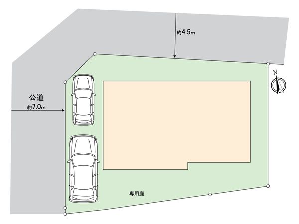 戸塚区下倉田町 新築戸建 間取図(平面図) 間取図(平面図)