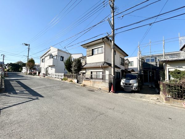 泉区中田南5丁目 新築戸建 前面道路含む外観 泉区中田南5丁目 新築戸建 前面道路含む外観
