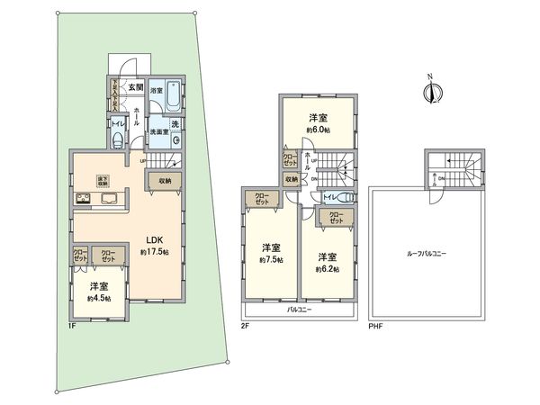 戸塚区汲沢町 戸建 間取図(平面図) 戸塚区汲沢町 戸建 間取図(平面図)