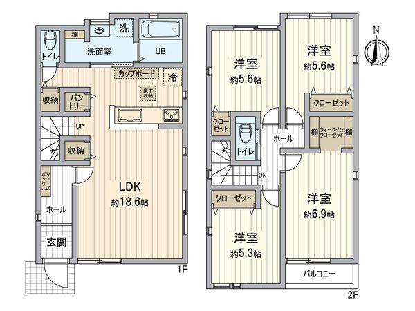 泉区中田南2丁目 新築戸建1号棟 室内