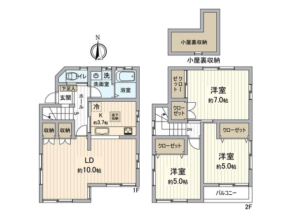 戸塚区汲沢6丁目 戸建 間取図(平面図)