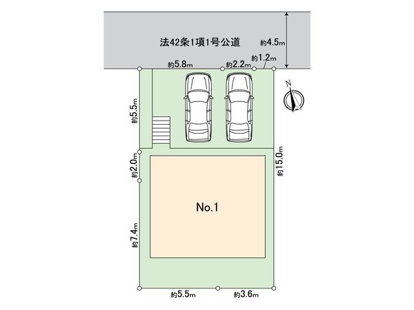 港南区下永谷5丁目 新築戸建 間取図(平面図) 港南区下永谷5丁目 新築戸建 間取図(平面図)
