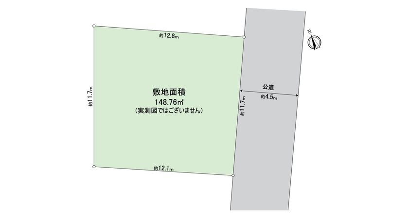戸塚区汲沢6丁目 土地 区画図
