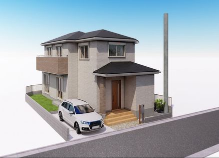 泉区中田南3丁目 新築戸建 外観パース図