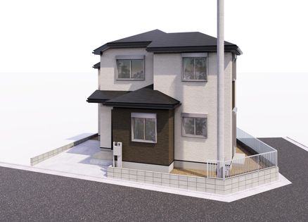 泉区中田南1丁目 新築戸建 2号棟 外観パース図