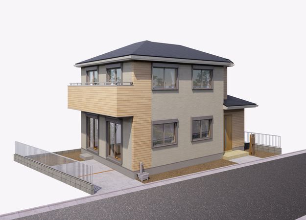 泉区中田南1丁目 新築戸建 外観パース図