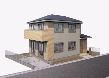 泉区中田南1丁目 新築戸建 外観パース図