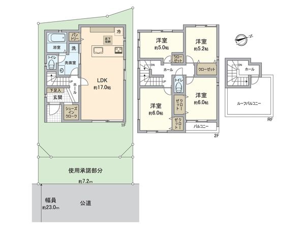 戸塚区戸塚町 戸建 間取図(平面図)