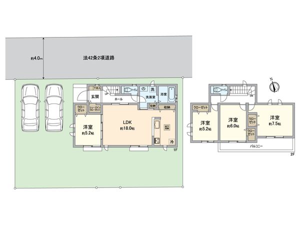 戸塚区深谷町 新築戸建 間取図(平面図)