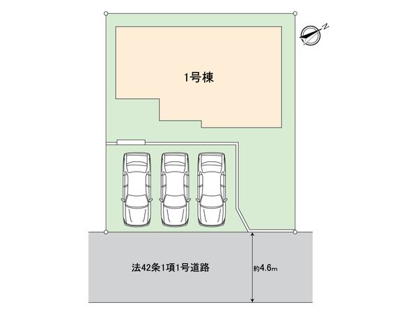 戸塚区南舞岡3丁目 新築戸建 区画図