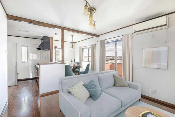 戸塚区吉田町 戸建 リビング