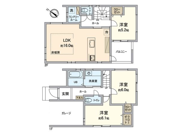 戸塚区上矢部町 新築戸建 間取図(平面図)