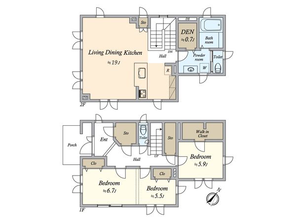 戸塚区原宿3丁目 戸建 間取図(平面図) 戸塚区原宿3丁目 戸建 間取図(平面図)
