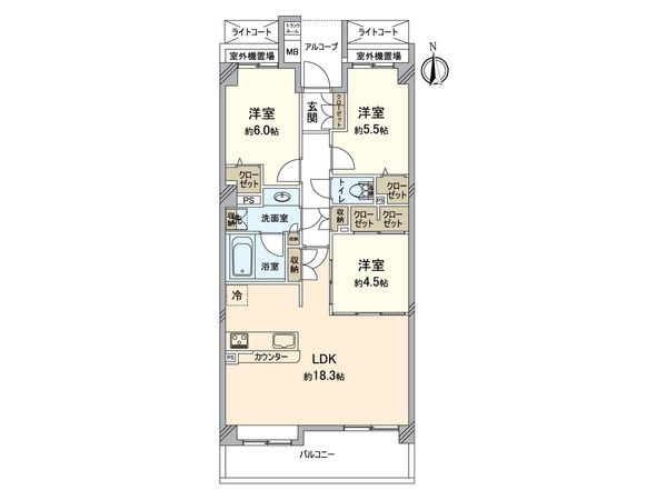 ファミールヒルズ戸塚 間取図(平面図) 間取図(平面図)