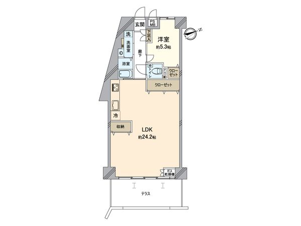 藤和戸塚コープ 間取図(平面図)