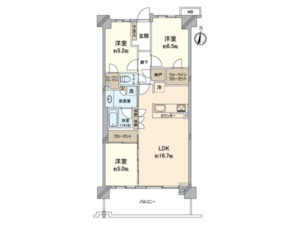 オハナ戸塚舞岡 間取図(平面図)