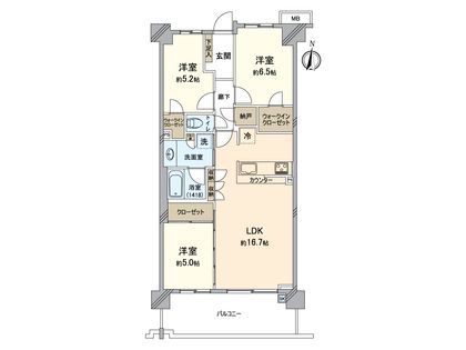 オハナ戸塚舞岡 間取図(平面図)