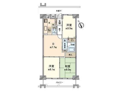 間取図(平面図) 間取図(平面図)