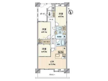 間取図(平面図)