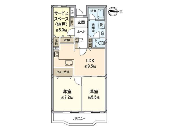 パイロットハウス・サン戸塚 間取図(平面図) パイロットハウス・サン戸塚 間取図(平面図)