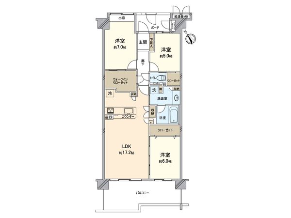 ラムーナ横浜戸塚 フォレストリッジ 間取図(平面図)