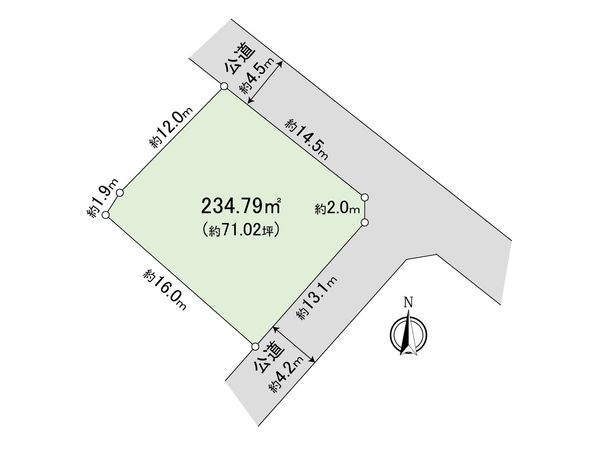 横浜市栄区元大橋1丁目 土地 区画図 横浜市栄区元大橋1丁目 土地 区画図