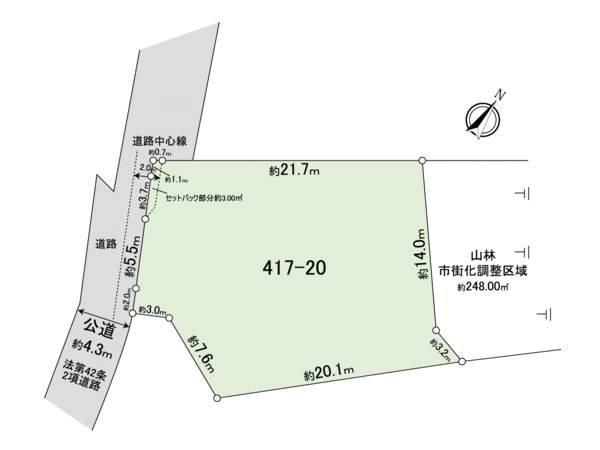 鎌倉市稲村ガ崎2丁目 土地 地形図