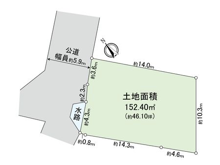 鎌倉市二階堂 土地 区画図