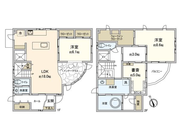 鎌倉市極楽寺4丁目 戸建 間取図(平面図)