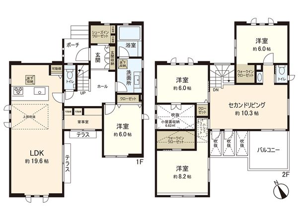 鎌倉市七里ガ浜東5丁目 新築戸建 間取図(平面図)