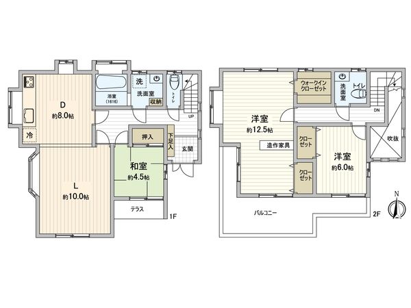 鎌倉市浄明寺4丁目 戸建 間取図(平面図) 鎌倉市浄明寺4丁目 戸建 間取図(平面図)